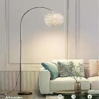 ราคา LICOขนนกโคมไฟตั้งพื้น โคมไฟIKEAหัวข้างเตียงห้องนอน สำหรับตกแต่งบ้าน (1735107007685362733)