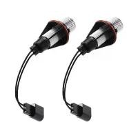 ราคา หลอดไฟ LED แองเจิลอายมาร์คเกอร์ฮาโล, 8000K สีเหลืองอำพัน, สำหรับ BMW E39 E53 E60 E63 E64 E66 E87 5 6 7 X3 X5, แพ็ค 2 ชิ้น, โคมไฟ (1732005816896488780)