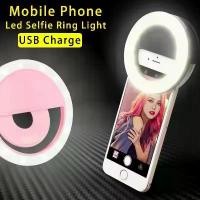 ราคา โคมไฟเซลฟี่รูปวงแหวนขนาดเล็กสำหรับโทรศัพท์มือถือ โคมไฟ LED ชาร์จผ่านยูเอสบี พกพาสะดวก ใช้สำหรับถ่ายวิดีโอ ถ่ายภาพ เซลฟี่ ไลฟ์สด และแต่งหน้า (1735347800950343556)