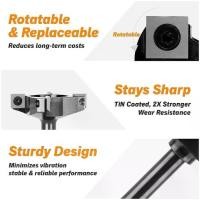 ราคา ดอกกัดแบบ T รูป 4 ช่องสำหรับเครื่องเจียร CNC สำหรับไม้ ตัดอย่างราบเรียบ (1734942035653723814)