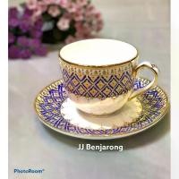 ราคา ชุดชา/กาแฟเบญจรงค์ 200 ml Tea/coffee cup and saucer by JJ Benjarong (1735241303800055737)
