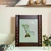 ราคา กรอบรูปไม้ 8x10 กรอบรูปทำจากไม้แท้ กรอบรูปไม้แท้ Story รุ่น KF-4633D สี COFFEE-BEAN (1734882446845903872)