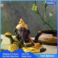 ราคา [เก็บเงินปลายทาง] Hellery Elephant Ganesha Statue Tea Pet Ornament Purple Clay Hindu Elephant God Statue Buddha Figurine for Desktop Book Decor (1735003443096945666)