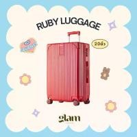 ราคา (รับประกันสินค้า 5 ปี) Glam Studio RUBY LUGGAGE กระเป๋าเดินทางล้อลากสีแดง ขนาด 20 นิ้ว (1734972167275054858)
