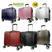 ราคา BagsMarket Luggage Bolom กระเป๋าเดินทางล้อลากหน้านูน 18 นิ้ว 4 หมุนรอบ 360° Polycarbonate+ABS Code PCA68016 (1734505045723808986)