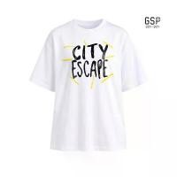 ราคา GSP BOY BOY Unisex เสื้อยืด ซิตี้ เอสเคป สีขาว DC3GWH (1735376227411133961)
