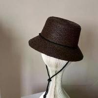 ราคา หมวกชาวประมงแคนวาส (raffia) งานทำมือ แฟชั่นใหม่สำหรับผู้หญิง ปีกกว้างทรงบักเก็ต สีดำ/กาแฟ สไตล์วินเทจ หมวกปีกกว้างจากวัสดุฟาง หมวกกันแดดชายหาด ดีไซเนอร์ (1734892930861991264)
