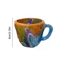 ราคา สินค้าขายดี แก้วกาแฟคริสตัลเลียนแบบ แก้วคริสตัลปลอมหลายสี แก้วน้ำสวยงามอเนกประสงค์พร้อมที่จับสำหรับนม กาแฟ และชา (1735351079677101698)