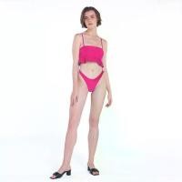 ราคา Angelys Balek ชุดว่ายน้ำPeplum Bikini & Brazilian Brief Swimsuit รุ่น SS22SW001044010 สีชมพู (1734804126500553946)