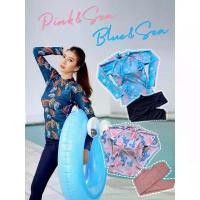 ราคา ชุดว่ายน้ำแขนยาว ชุดว่ายน้ำผู้หญิง rashguard bikini swimsuit bikinivintage minimal (1734803856846260190)