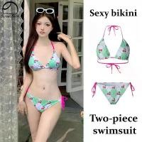 ราคา Sunset bikiniบิกินี่เซ็กซี่ลายเชอร์รี่ลายตารางหมากรุก ชุดว่ายน้ำหญิง บิกินี่สองชิ้นชุดว่ายน้ำแฟชั่น (1734425665435567816)