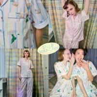ราคา chuuchop(C8434)Dreamy Pajamas ชุดนอนเซ็ตขายาวและขาสั้น Stick with Chuu (1732564843956241774)