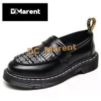 ราคา Dc Marent Men's Loafers Genuine Leather Women Casual Loafers Unisex Slip on Tassel Leather Loafers (1735201852119877070)