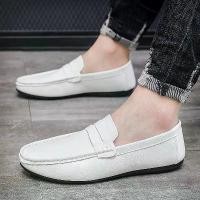 ราคา Men's Loafers Casual Leather Shoes Soft Sole Slip-On Driving Loafers Men's Slip-On Shoes (1733236835812541776)