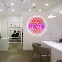 ราคา ป้ายไฟ ป้ายไฟร้าน ป้ายไฟวิ่ง ป้ายไฟร้านตัดผม ป้ายไฟตัวอักษร ป้ายไฟled ป้ายไฟนีออน HAIR CUT รูปกรรไกรสีแดงขอบขาว 1190บาท (1735091771747829316)
