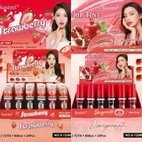 ราคา [COD] [tiktok]{24 Sticks} Sasimi Moisture & Nourish Color Lip Tint, Liquid Lip Tint, Moisturizing, Clear and Vibrant Color, Fruit Extracts. (1734779461888673375)