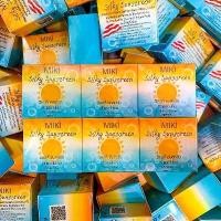 ราคา [COD] [Tiktok]Miki Silk Sunscreen 5g (1 Pack 6 Pieces) Spf50++ Smooth Texture, Easy to Spread / Clear Complexion, Glowing Aura (1734642584396137720)