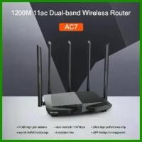 ราคา Tenda AC7 Wireless WiFi Router 1200Mbps 2.4/5.0GHz 5 Antenna WiFi Repeater (1735252259490596292)