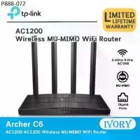 ราคา TP-Link Archer C6 Wi-Fi เราเตอร์ AC1200 Wireless MU-MIMO Gigabit Router (รองรับโหมด Access Point) (1735397033000536055)