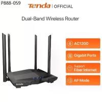 ราคา ROUTER (เร้าเตอร์) TENDA AC10 AC1200 Dual Band Gigabit WiFi Router (1735396997802854206)