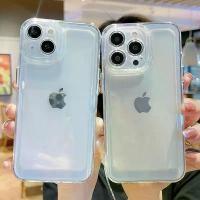 ราคา เคสโทรศัพท์กันกระแทกแบบนิ่มใส สำหรับ iPhone 11 12 13 14 15 16 17 Air Pro Max XR XS 7 8 Plus ฝาหลังใสกันกระแทก (1735018955635590920)