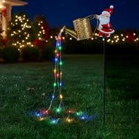 ราคา Christmas Solar Kettle Lights Garden Lawn Decorative Decor Lamp Garden Solar Outdoor LED Night Q3W6 (1733511592923923639)