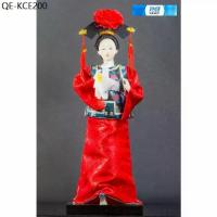 ราคา ตุ๊กตาสาวจีนสวมชุดโบราณ สูง12นิ้ว(30cm.)ถือผ้าเช็ดหน้า ของสะสม Chinese Traditional Doll Handcraft Handmade Ancient China (1735462138799752961)
