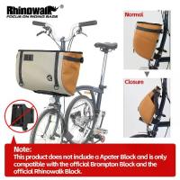 ราคา Rhinowalk Bicycle Handlebar Bag 17L/24L Cycling Front Pack With Hidden Support Frame & Removable Inner Bag For Brompton Bike (1734727228598159338)