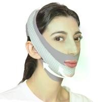ราคา V Line Lifting Mask Chin Strap for Sleeping, Face Lifting Strap, Chin Lifting Mask, Chin Strap, Jawline Shaper, Jaw Strap, Double Chin Reducer, Face Lift Tape & Snoring Solution (Grey-) (1735053320720