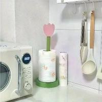 ราคา [Oossoo] Bathroom Tissue Vertical Stand Paper Towel Storage Holder Wood Paper Towel TulipHolder Kitchen Roll Paper Towel Holder (1735002806226159406)
