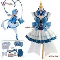 ราคา UWOWO Ynot Different Anime Re:Life In From A World Zero Reem Ram Emilia Cosplay Costume, Magic Girl School Uniform, for Halloween, Carnival, and Role-Playing Shows. (1735378101434418460)