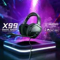 ราคา NUBWO X99 X-Series หูฟังคอม Gaming headset สาย USB Virtual Surround 7.1 ประกัน 2 ปี (1735476005488526992)