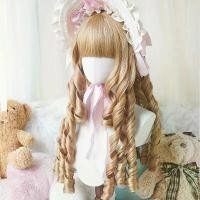 ราคา 24inch Rose Net Double BB Clip Long Roman Curl Elegant Dress-Up Wig Natural Black Light Blonde Dark Brown Light Brown (1733763128222450713)