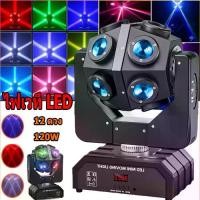 ราคา ไฟดิสโก้เทค ไฟเลเซอร์เวที ไฟ LED ดิสโก้ปาร์ตี้ Disco Party Lights 120W,ไฟเวที ไฟหมุน ktv360° ไฟหมุนได้ 12 ดวง ไฟแฟลชบาร์ เลเซอร์ สั่งงานด้วยเสียง (1733108462855423076)