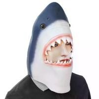 ราคา หน้ากากสัตว์น้ำยางเครื่องแต่งกายฮาโลวีน Party หน้ากาก Shark ชุดแฟนซี Ocean Fish หน้ากากคอสเพลย์ (1735244107485972445)