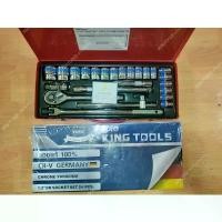 ราคา Euro King tools ชุดบล็อก แบบ 6เหลี่ยม 24 ชิ้น ขนาด 1/2 (4หุน) SOCKET SET (24ตัว/ชุด) (1734470310081365329)