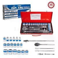 ราคา EURO KING TOOLS ชุดประแจบล็อก 24 ชิ้น ขนาด 1/2 (4หุน)ชุดดอกไขควง ชุดบล็อค ชุดบล็อก ชุดประแจ เครื่องมือช่าง งานขอแท้ทนสวย ฝ่ายขาย (1735185134385727336)