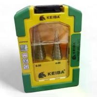 ราคา ❦KEIBA​ 9602001 HXKP0103 ดอกสว่าน​ STEP​ DRILL​ KEIBA​ 3ตัวชุด​ ดอกสว่านเจดีย์ เกรดเหล็กM2​ ชุดดอกเจดีย์​ KE-9602001❆ (1735292975008483105)