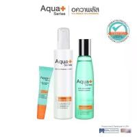 ราคา (ส่งฟรี) Aqua+ Series Daily Clear Defense & Skin Soothing Milky Wash & Water Essence (1735032282471761646)