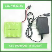 ราคา [COD] [Ready to Send] Ni-Mh Battery Aa 4.8V 5900Mah Batteries + Adapter Battery for Remote Control Cars/Remote Control Boats/Toys (1734543947479811590)