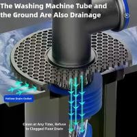 ราคา 【Sewer floor drain】 1Pcs New 2 in 1 Floor Drain Cover Universal 2/3/4 Ways Hose Adapter Disposer Sewer Drain Connector Washing Machine (1735237666929411577)