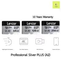 ราคา ✺Lexar Professional Silver PLUS microSDXC UHS-I V30 A2 64GB 128GB 256GB SD CARD sdcard micro sd microsd 4K memory card♢ (1735238807074539472)