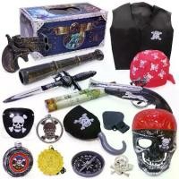 ราคา หน้ากากแฟนซี หน้ากากผีฮาโลวีน หน้ากากวันสงกรานต์ Curated Picks: Halloween Toy Set – Spooky Devil Scream Prank Mask, Ghost Face, Skull Headband, Eye Patch, Pirate (1735041655815111917)