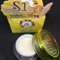 ราคา ครีมทาผิว、ครีมกลางคืนS1 เอสวัน ของแท้ 100% ครีมบำรุงผิวหน้ากลางคืน Super Whitening night cream สูตรพิเศษ Superขาวใส by NATTAKARN ขนาด 15 กรัม (1735337657856984940)