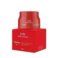 ราคา ❧ครีมโสม11 W ปุกแดง (โสมวันวัน) 11W WHITENING Ginseng ครีมบำรุงผิวกาย 100g.♀ (1735372126459823996)