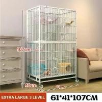 ราคา TROPHEE-3 ชั้นหนาท่อขนาดใหญ่พิเศษกรงแมวสัตว์เลี้ยงวิลล่านกกรงกระรอก Bird Cage Villa ขนาดใหญ่ Xuanfeng Bago Tiger Skin กรงนกแก้ว กรงนกพิราบ กรงกระรอก บ้านนก (1731391673871403249)