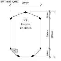 ราคา K2 FORTRESS กราวชีท ตรงรุ่น เสริมยื่นหน้า ฟลายชีทไทย Flysheet thai (1734728578352186918)