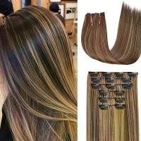 ราคา {UTUY} 16pcs Clip In Long Straight Hair Extensions Synthetic Fiber Straight Hairpiece For Women Girls Hair Clips Hair Accessories 2026 (1735471327069111418)