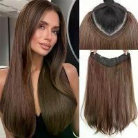 ราคา {UTUY} 24ln Clip in Hair Extensions Long Straight Clip Hair Piece Extensions for Women Synthetic Natural Straight Hairpieces Extension (1735470138598130810)