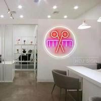 ราคา ป้ายไฟ ป้ายไฟร้าน ป้ายไฟวิ่ง ป้ายไฟร้านตัดผม ป้ายไฟตัวอักษร ป้ายไฟled ป้ายไฟนีออน HAIR CUT รูปกรรไกรสีแดงขอบขาว 1190บาท (1735456641892517698)